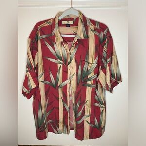 Men’s large Tommy Bahama silk shirt